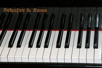 Some piano keys
