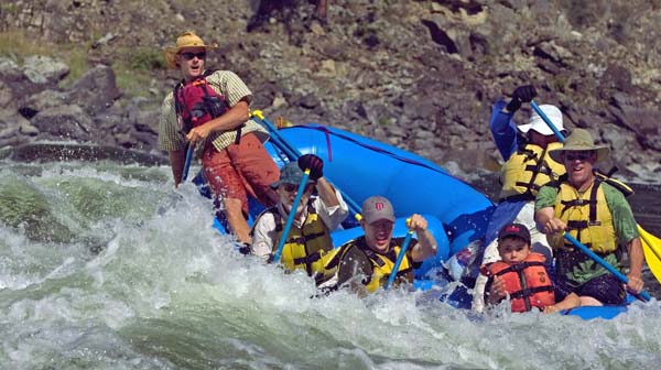 Whiewater Rafting on the Salmon River